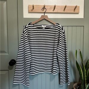 H&M Boxy Striped Sweater NWT